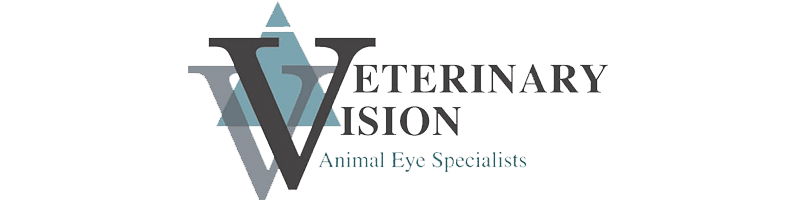 veterinary vision animal eye specialist logo